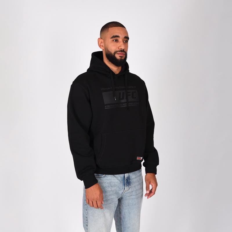 UFC OFFICIAL LOGO hoodie-BLACK